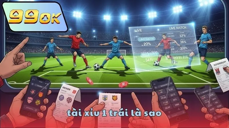 Khái niệm kèo tài xỉu 1 trái là sao?