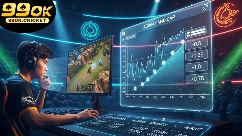 Ưu điểm khi cá cược kèo châu Á Esports tại 99OK